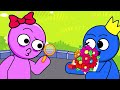 NEW Rainbow Friends 2 Animation | CatNap Touches Pink Navel But Pink So Shy!? | Rainbow TDC