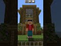 building a minecraft house for every biome pt.1 plains #shorts #minecraft