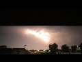 LIGHTNING IN FAR AWAY & MASSIVE THUNDERHEAD SUNSET OVER Omaha, NE [4K] | 6/12/2024 Maryville, MO