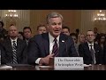 FBI director Christopher Wray testifies on China's growing cyber threat against U.S. — 1/31/24