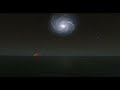 A Galaxy rise  | Duas galáxias surgindo no horizonte - SpaceEngine