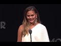 John Legend's Tearful Tribute to Chrissy Teigen | Glamour WOTY 2018