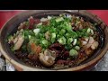 Hard Working Grandpa! Amazing Claypot Chicken Rice Skills - Malaysian Street Food