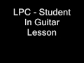 LPC - Student in Guitar Lesson