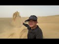 The only city in China's largest desert, surrounded by yellow sand for 300 kilometers