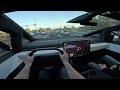 What It's Like To Drive A Tesla Cybertruck *CYBERBEAST* (POV)