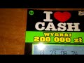 Zdrapka love cash nie wierzę