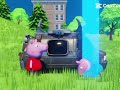 Pepa pig wining a match of fortnite