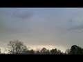 Severe thunderstorms moving through Little Rock, Arkansas 2/22/2024