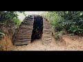 3Day The Boy Solo BushCraft Shelter Loving In The Forest/Survival Building in house/Cooking/