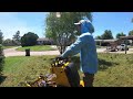 Elderly man was so happy to see me mowing next door, he watched the entire time