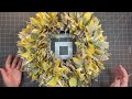 How to Make a Rag Wreath | How to Make a Ribbon Wreath | How to Make a Spring Wreath | DIY Ribbon