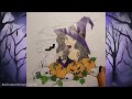 Vlogtober Coloring Day 4 Halloween Edition sassy witch #halloween #halloween #2022 #witch #vlogtober