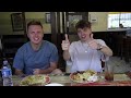 Foreigner tries Indonesian food for the first time with Laurence Benson (Padang Cuisine)
