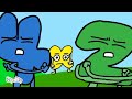 two and four aren't frends (#bfdi - @BFDI)