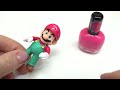 The Super Mario Bros Movie DIY Color Changing Nail Polish Custom COMPILATION! Crafts for Kids
