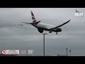 GUSTY ARRIVALS & HEAVY TOUCHDOWNS at Heathrow Airport