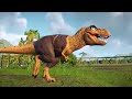 Super Hero Dinosaurs Pack vs Color Pack Dinosaurs Battle in Jurassic World Evolution