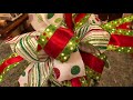 Christmas Funky Bow Tutorial 2018