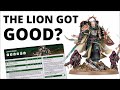 Lion El'Jonson has a 3+ Invuln and -1 to Wound! Full Datasheet Review for 10th Edition Dark Angels