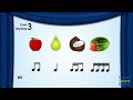 Fruit Rhythms 3 | Music Rhythms | Green Bean's Music