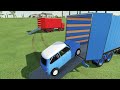 TRUCKS OF COLORS ! TRANSPORTING MINI COOPERS TO THE GARAGE WITH TRUCKS ! Farming Simulator 22