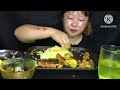 MUKBANG\\ eating rice with pork fry 🐷🐷chicken greve 🐔🐔chicken Sausage || #subscribe #keepsupport 🙏❤️