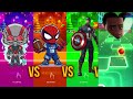 Tiles Hop Team Marvel EDM RUSh.Who is Best?