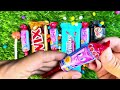 Satisfying ASMR Unpacking Kinder BIG Surprise eggs AND Lollipops Chocolate Sweets