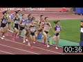 ドルーリー朱瑛里 高校生で決勝進出!!田中希実には誰もついていけない。女子1500ｍ予選  日本選手権陸上20246027