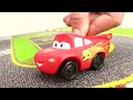 Lightning McQueen toy car races with cars for kids | Pretend to play with toy cars