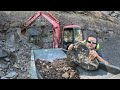 Testing a mini rock crusher