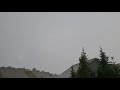 Extreme Thunderstorm With Severe Cracks Of Thunder + Lightning Strikes!!!!