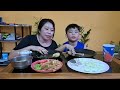 Local chicken Mukbang with my son| Nagaland Northeast India|