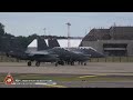 LIVE US AIR FORCE FIGHTER TOWN F-15 & F-35 ACTION • 48TH FIGHTER WING RAF LAKENHEATH 09.08.24