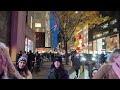 [4K]🇺🇸NYC Christmas🎄💂: Festive 5th & 6th Ave, Saks Fifth Holiday Light show & Windows✨ Nov. 2023.