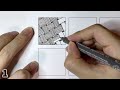24 Zentangle Patterns | Tutorial  Step by Step #7  |  24 Doodle Patterns | Original Version