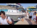 Comino Blue Lagoon, Malta, in 4K HDR (UHD) Dolby Atmos 💖 boat trip with Comino Ferries 👀 Best places