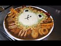 Amazing Giant Food!! Giant 13 POUND Curry & Tornado Omelette - Korean Food