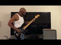 A little root note practice on my Squier Classic Vibe Jazz Bass