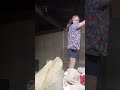Guy nearly chucks 20 lbs dumbbell across a basement