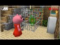JJ and Mikey found GIANT PEPPA PIG.EXE portals in minecraft survive (maizen)