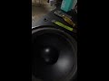 Speaker repair...Home floor speakers. twin woofers suspension replaced