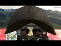 SBACH 342 in Courchevel, French Alps. Microsoft Flight Simulator