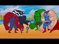 Rescue Baby Hulk, Baby Spider-Man From The Clash of the Titans - Hulk vs Spider-Man Families!