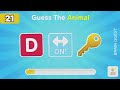 Guess The Animal By Emoji 🐮➕🐶 Animal Emoji Quiz