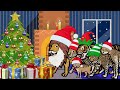 Big Cat Family Reunion | Tiger, Leopard, Cheetah, Jaguar, Lion decorate Christmas Tree Together