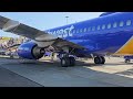 [4K] Southwest Boeing 737-700 Approaching and Landing at Hollywood Burbank Airport