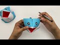 How To Make Easy Paper SHARK Toy For Kids / Nursery Craft Ideas / Paper Craft Easy / KIDS crafts