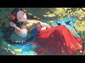 Peaceful Piano Music & Bamboo Water - Relaxing Sleep Music, Stress Relief, Meditation Music